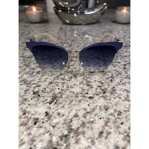 Longchamp Sunglasses Cat Eye Blue Gradient Lens Women's Fashion Eyewear